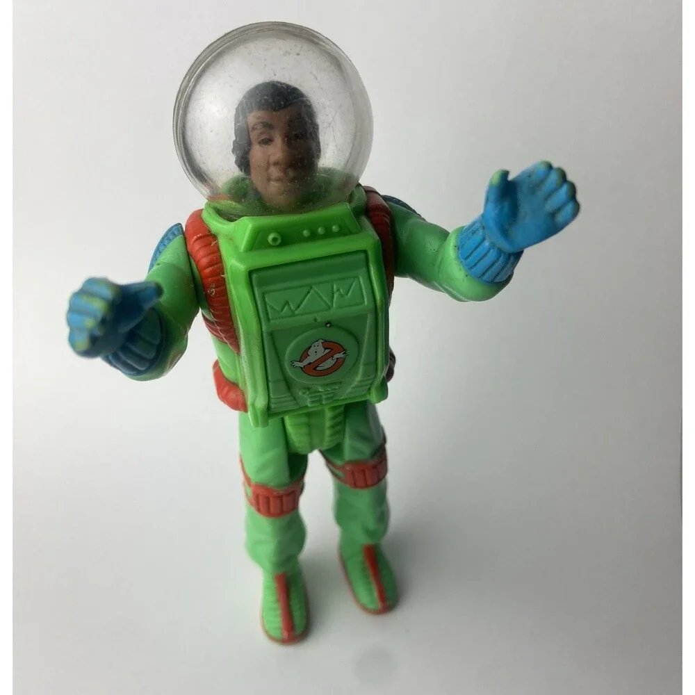 Vintage Kenner Ghostbusters Winston Zeddemore Figure Super Fright Features